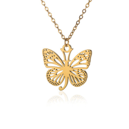 Initial Butterfly Necklace – Personalized Wings