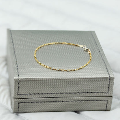 Ultra Fine Dainty Gold Minimalist Chain Bracelet