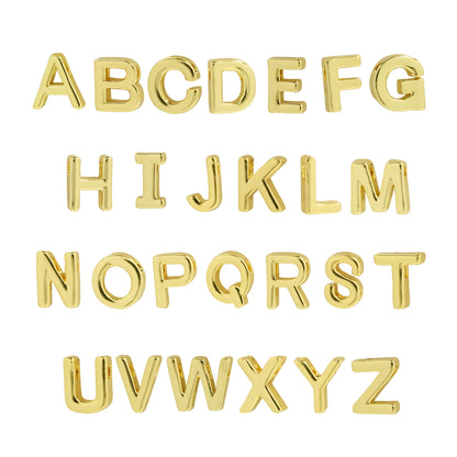 Minimalist Gold Initial Necklace – A-Z Letters