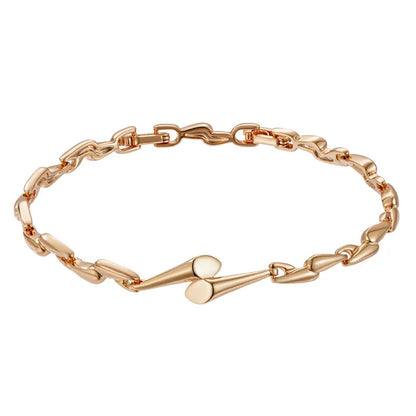 Elegant Rose Gold Chain Bracelet