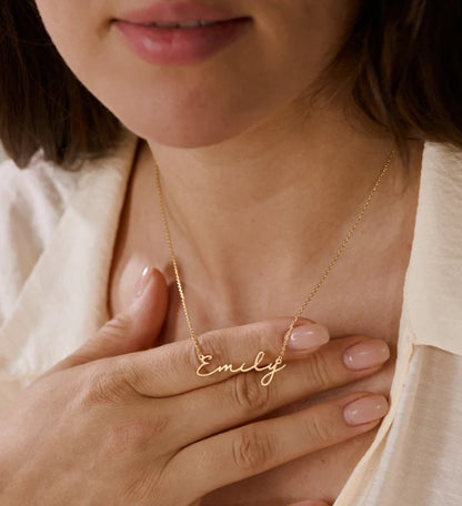 Personalized Scripted Name Necklace