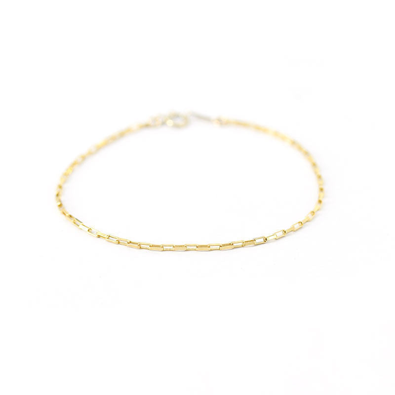 Ultra Fine Dainty Gold Minimalist Chain Bracelet