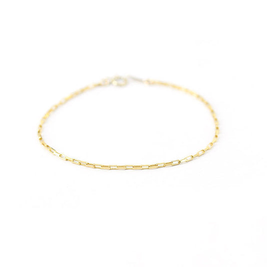 Ultra Fine Dainty Gold Minimalist Chain Bracelet