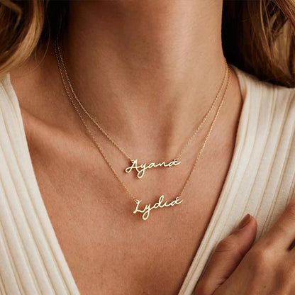 Personalized Scripted Name Necklace