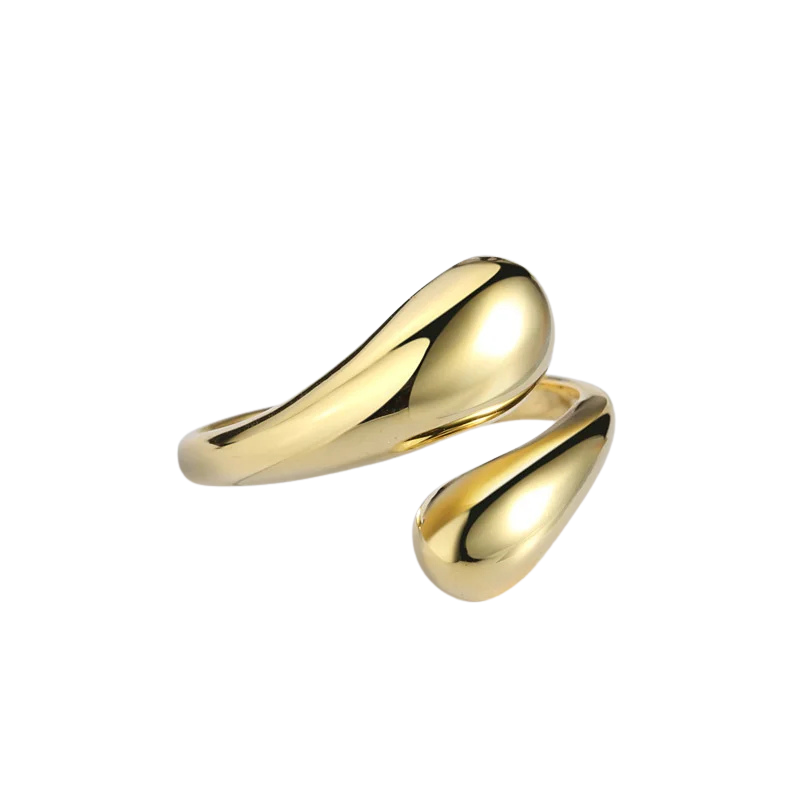Teardrop Wrap Adjustable Ring