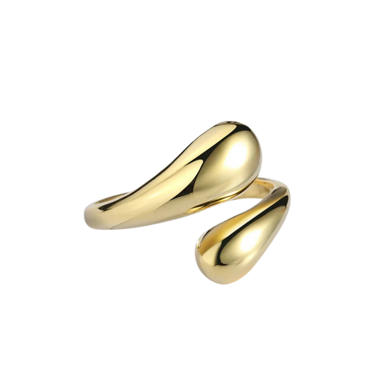 Teardrop Wrap Adjustable Ring