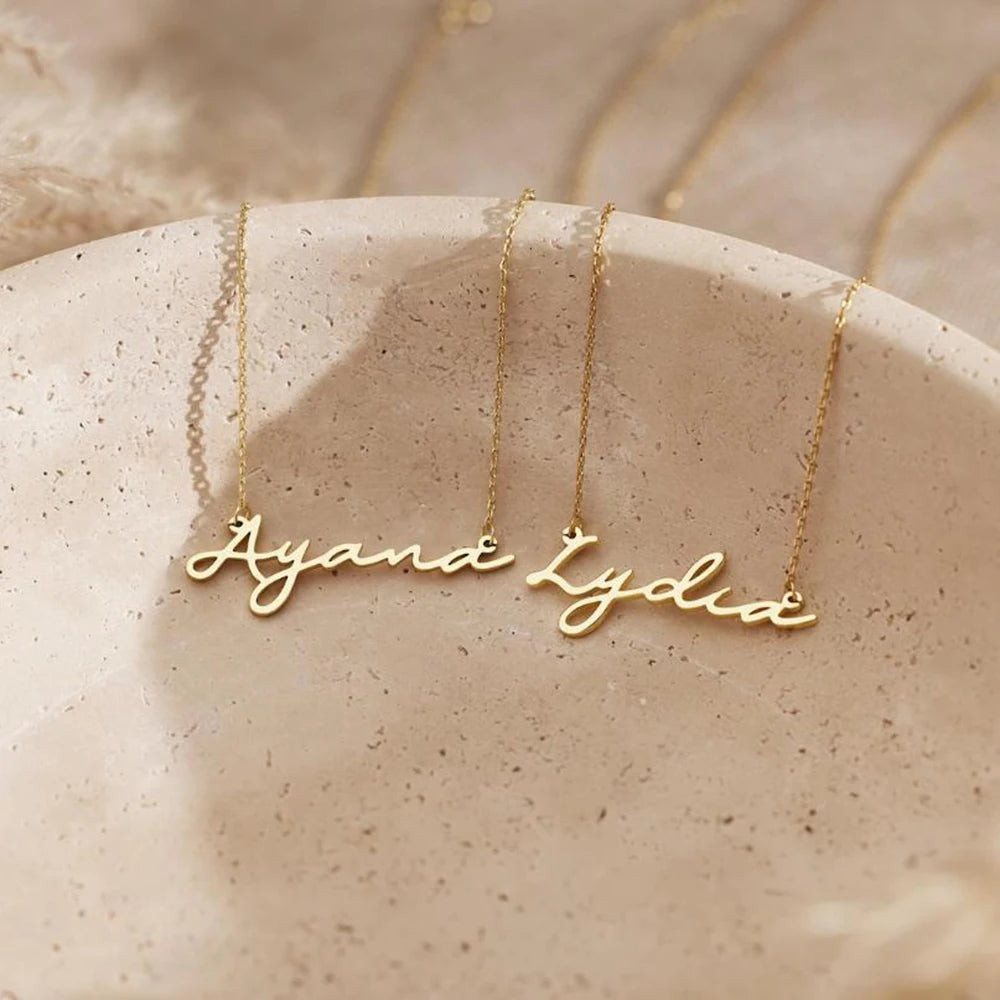 Personalized Scripted Name Necklace