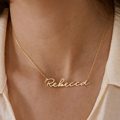 Personalized Scripted Name Necklace