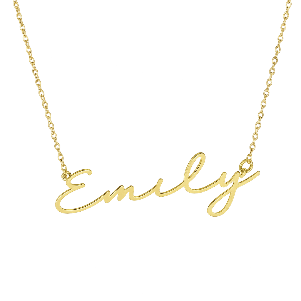 Personalized Scripted Name Necklace