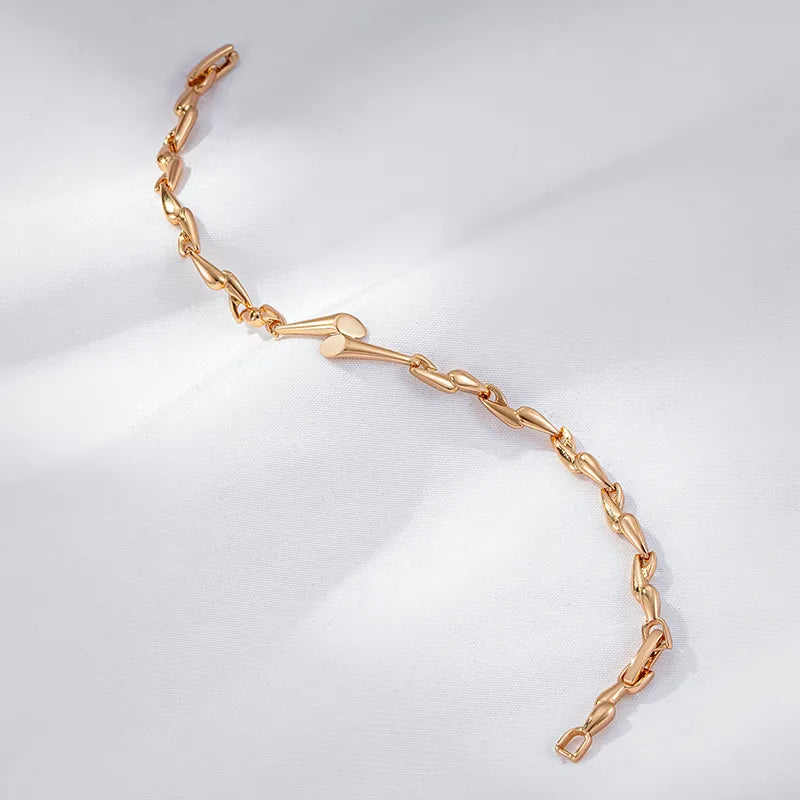 Elegant Rose Gold Chain Bracelet