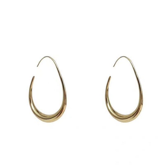 Minimalist Teardrop Hook Earrings