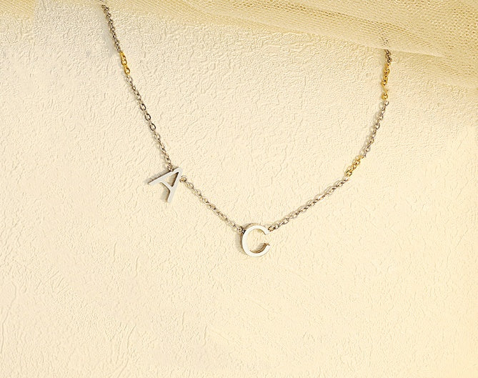 Minimalist Custom Name Letter Necklace