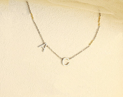 Minimalist Custom Name Letter Necklace