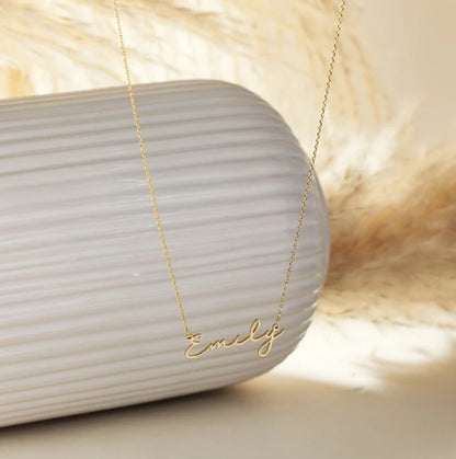 Personalized Scripted Name Necklace