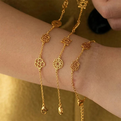 Custom Birth Flower Bracelet – Bloom With Meaning