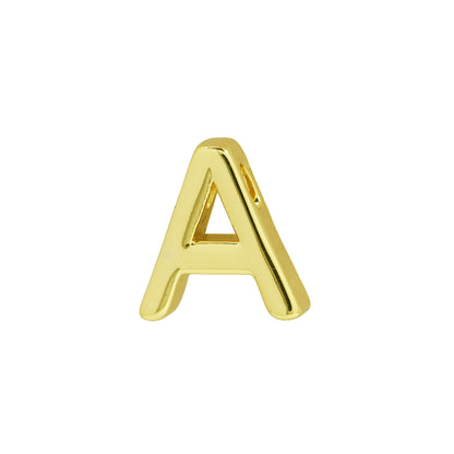 Minimalist Gold Initial Necklace – A-Z Letters