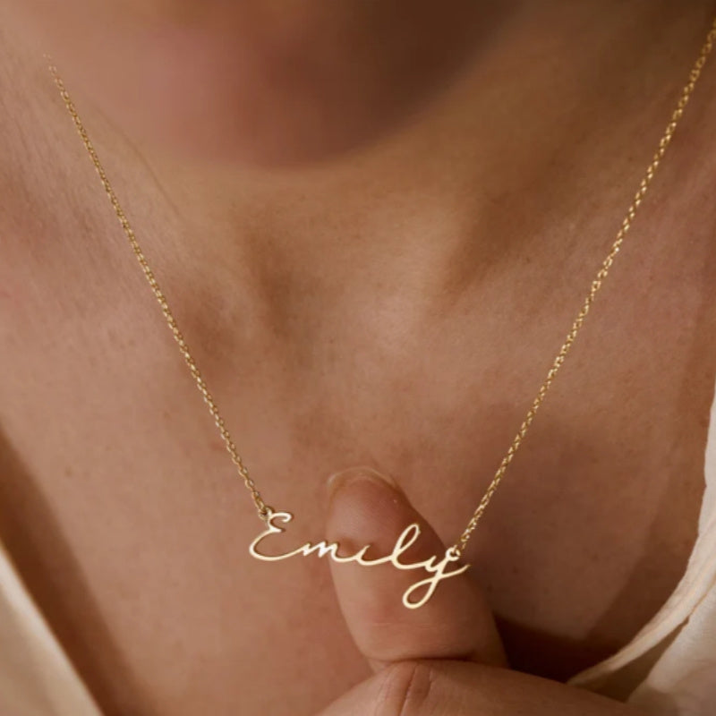 Personalized Scripted Name Necklace