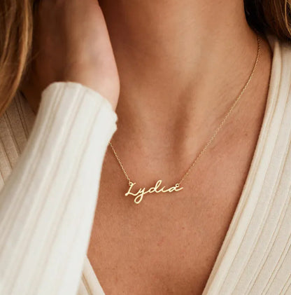Personalized Scripted Name Necklace